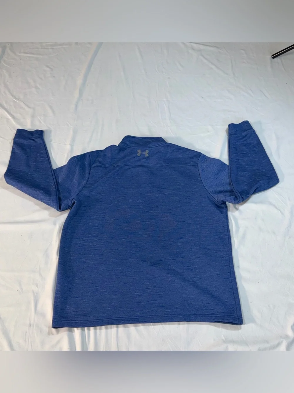 Under Armour Men's XL Blue Heather 1/4 Zip Pullover Loose Fit Golf B08